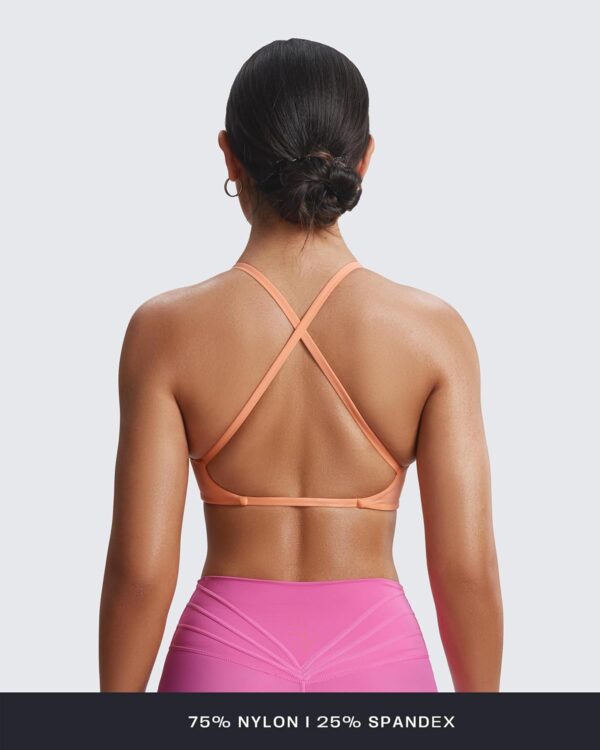 Aoxjox Women’s Workout Sports Bras Fitness Sienna Low Impact Bra Yoga Crop Tank