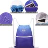 WANDF Drawstring Backpack String Bag Sackpack Cinch Water Resistant Nylon…