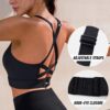 Ewedoos High Support Sports Bras for Women Adjustbale Supportive High Impact…