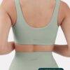 PAVOI ACTIVE Buttery Soft Sports Bras for Women – High Support Low Scoop…