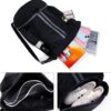 HUA ANGEL Waterproof Drawstring Backpack Lightweight Nylon Gym Bag with Shoe…