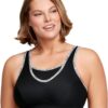 Glamorise Women’s No-bounce Camisole Sports Bra Wirefree #1066
