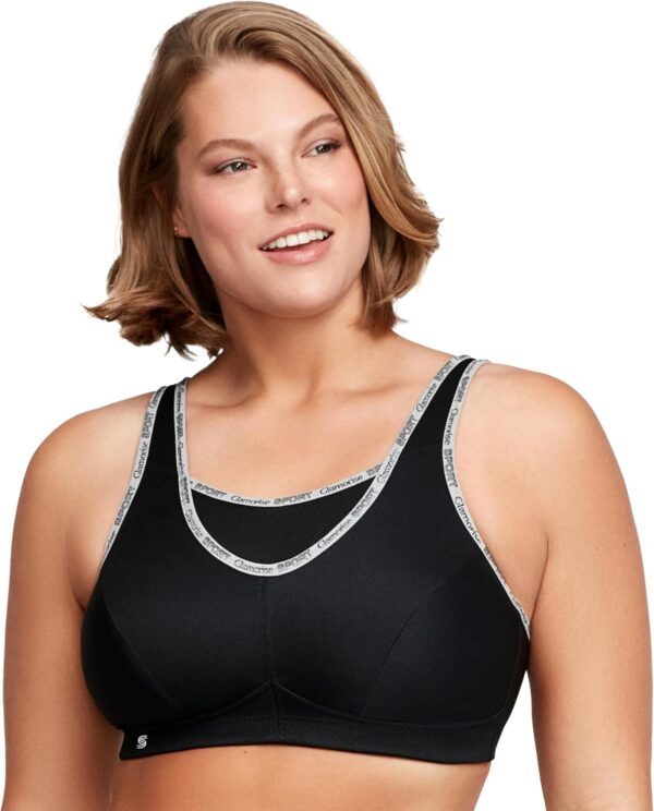 Glamorise Women’s No-bounce Camisole Sports Bra Wirefree #1066