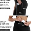 CHRLEISURE Leggings with Pockets for Women, High Waisted Tummy Control…