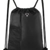 Drawstring Backpack Sports Gym Bag for Women Men Large Size With Two Zipper...
