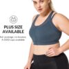 Yvette High Impact Women Sports Bra Front Closure Double Deck Mesh Running…