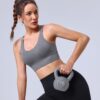 Evercute Adjustable Sports Bras for Women 3/4 Pack Racerback High Support…