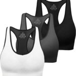 MIRITY Women Racerback Sports Bras - High Impact Workout Gym Activewear Bra