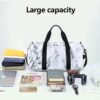 Sport Gym Duffle Travel Bag for Men Women Duffel with Shoe Compartment, Wet…