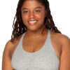 Fruit of the Loom Women’s Multi-Pack Racerback Shirred Sports Bra  Light…