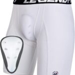 Youth Boys Baseball Compression Shorts w/Cup Protector Athletic Sliding Underwear...