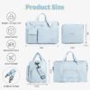 IwIeIaIrI Fitness Workout Gym Duffle Bag for Women with Shoes Compartment…