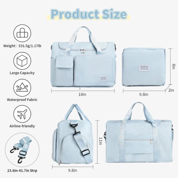 IwIeIaIrI Fitness Workout Gym Duffle Bag for Women with Shoes Compartment…