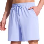 baleaf Mens Swim Trunks with Compression Liner 5 & 7 inch Quick Dry Bathing Suit Swim...