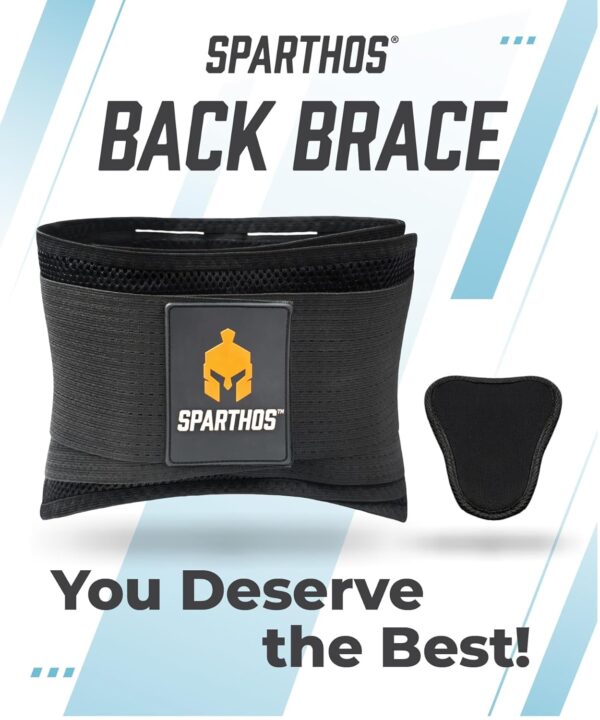 Sparthos Back Brace for Lower Back Pain – Immediate Relief from Sciatica, Herniated…