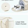 BAGSMART Gym Bag for Men & Women, Lightweight Duffel with Shoe Compartment,…