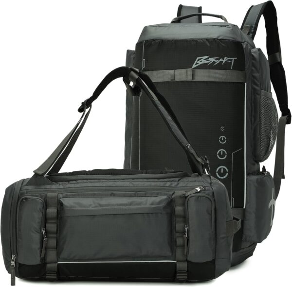 BE SMART 40L Extra Large Gym Backpack for Men, Big Gym Bag with Shoes…