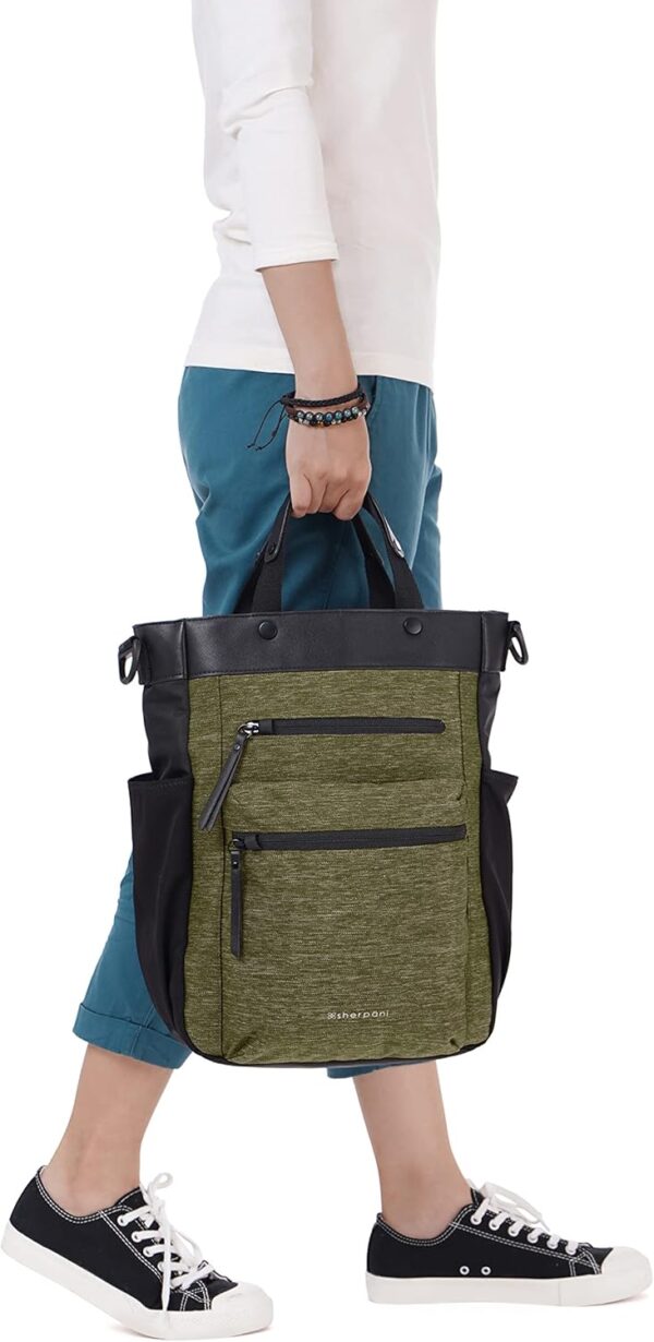 Sherpani Soleil, Anti Theft Convertible Backpack, 3 in 1 Tote Bag, Crossbody…