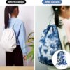 12 Pcs Tie Dye Drawstring Bags White Sublimation Blank Backpack Drawstring…