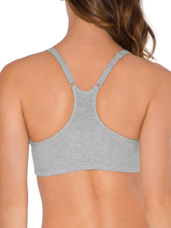 Fruit of the Loom Women’s Multi-Pack Racerback Shirred Sports Bra  Light…