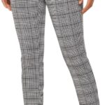 SweatyRocks Women's Casual Skinny Leggings Stretchy High Waisted Work Pants