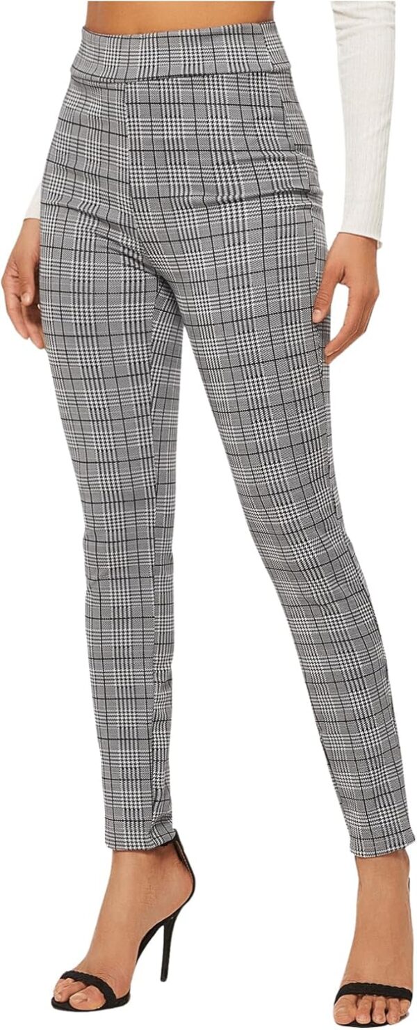 SweatyRocks Women’s Casual Skinny Leggings Stretchy High Waisted Work Pants