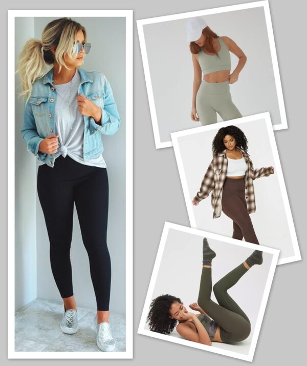 GAYHAY High Waisted Leggings for Women – Soft Opaque Slim Tummy Control…