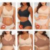 PoseFree Womens Seamless Wireless Supportive Bra Push Up Comfort Soft No…