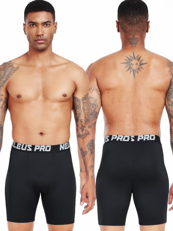 NELEUS 3 or 6 Pack Compression Shorts for Men Spandex Sport Shorts Running Athletic…