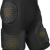 Mens Football Girdle with Pads Padded Compression Short Hip Thigh Butt Tailbone…