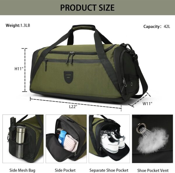 Gym Duffle Bags For Men & Women, Large Duffle Bag For Men Travel, Weekend…