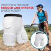 Football Girdle Adult Padded Compression Shorts 5-Pads Girdle Hip and Thigh Protector…