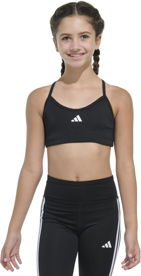 adidas Girls’ Padded Y Back Sports Bra