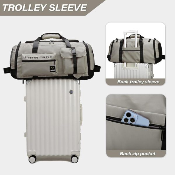 3 in 1 Gym Bag for Men and Women, 65L Large Capacity Travel Duffle Bags…