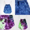 12 Pcs Tie Dye Drawstring Bags White Sublimation Blank Backpack Drawstring…