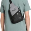 PUMA EVERCAT SIDEWALL SLING BACKPACK,Black/Silver,One Size