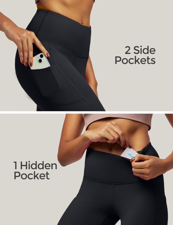IUGA High Waist Yoga Pants with Pockets, Leggings for Women Tummy Control,…
