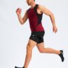 Pudolla Men’s 2 in 1 Running Shorts 5″ with Zipper Phone Pockets Quick Dry Gym Workout…