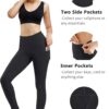 Fengbay 2 Pack High Waist Yoga Pants, Pocket Yoga Pants Tummy Control…