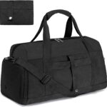 Gym Bags for Women Men with Wet & Shoe Compartment, 40L Foldable Travel...