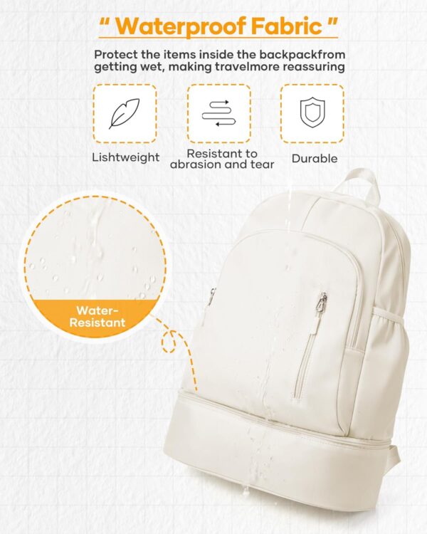 Small Gym Backpack for Women Men, Waterproof Gym Track Bag with Expandable…