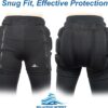 Zip-on Zip-Off Padded Shorts Protective Crash Pants Tailbone Hip Butt Pad for Skating…