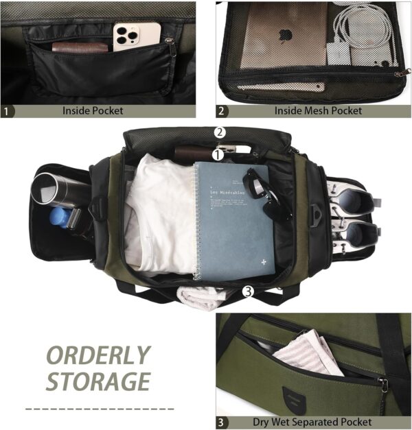 Gym Duffle Bags For Men & Women, Large Duffle Bag For Men Travel, Weekend…