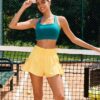 RUNNING GIRL High Impact Sports Bras for Women, High Support Running Strappy…