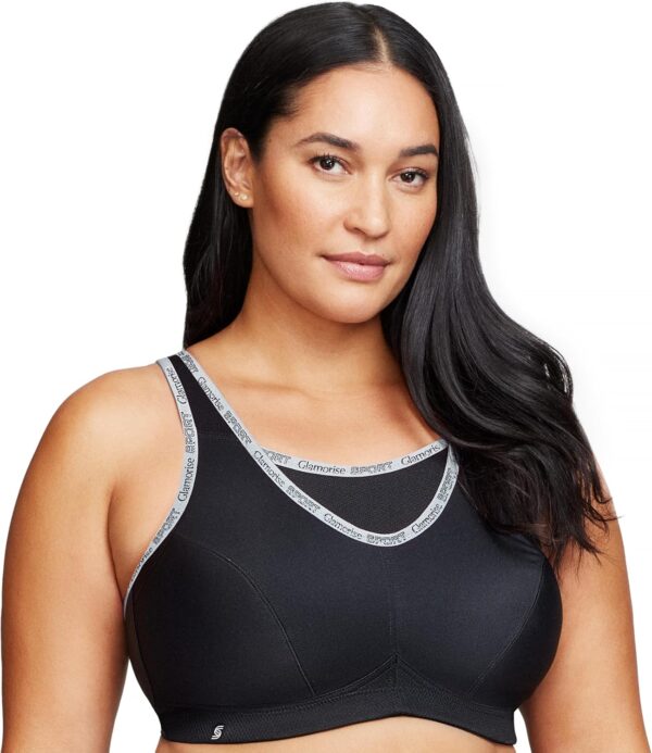 Glamorise Women’s No-bounce Camisole Sports Bra Wirefree #1066