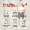 Sweat Shaper High Rise Shorts, Compression Slimming Shorts, High Waisted Biker, Tummy…