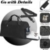 Gym Bags for Women Men with Wet & Shoe Compartment, 40L Foldable Travel…