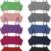 Andrew Scott Girls Cotton Stretch Cropped Cami Training Bra | Pack of 10