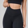 Hugcurve No Front Seam High Waisted Workout Leggings for Women Buttery Soft…