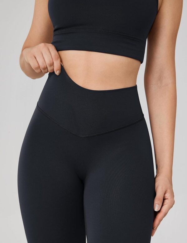 Hugcurve No Front Seam High Waisted Workout Leggings for Women Buttery Soft…